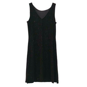 NWT Coldwater Creek little black dress, sleeveless glitter midi dress